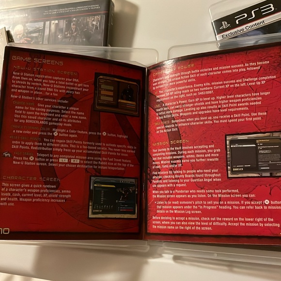 Borderlands PlayStation 3 PS3 Game disc, case and booklet EUC 2K games - Picture 9 of 9